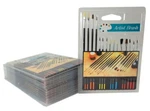 Of 12: 15 Piece Artist Paint Brush Sets All Purpose Oil Watercolor Acrylic. Fixed Price $27.99.