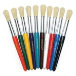 Pacon Creativity Street Round Beginner Paint Brushes, 10 Pack (PAC5183). Fixed Price $14.99.