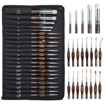 Paint Set 21PCS Dry Acrylic Oil Watercolor Nicpro MG857 Miniature Brushes. Fixed Price $46.99.