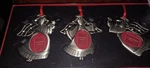 Christmas Holiday 3 Angel Picture Frames Ornaments. Vintage Look. New Box. Fixed Price $23.00.