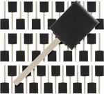 2 Inch Foam Sponge Wood Handle Paint Brush Set (super Value Pack Of 40) - Lightw. Fixed Price $31.47.