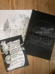 Tri-chem Ready Paint Fabric Art Owls Lot 8668 7659 8297 Vtg Bird. Fixed Price $24.95.