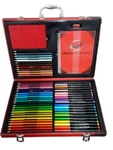 Crayola Kids Art Carry Case Colouring Pencils Markers 60+ Pieces Drawing Set Kit. Fixed Price $18.99.