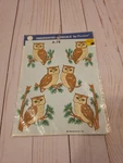 Vintage Handpainted Decals By Decorcal A-78 Owls 1986. Fixed Price $5.00.