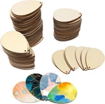 100PCS Wooden Teardrop Earring Pendants, Unfinished Craft Ornaments. Fixed Price $15.98.