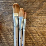Loew Cornell American Painter Oval Wash Set Of 3 Taklon -new. Fixed Price $24.00.