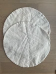 3 Canvas Home Bend Small Round Linen Throw Pillow Cover Nwot Natural. Fixed Price $25.00.
