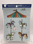 Vtg 1989 Nos A-98 Decorcal Carousel Horses Hand Painted Decals-full Sheet! Wow. Fixed Price $6.00.