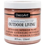 Art Americana Decor Outdoor Living Metallic Paint 8OZ-ROSE Gold (3PK). Fixed Price $25.68.