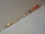 Brush, Royal, Soft-grip # SG3010-4 Flat, Orange Handle. Fixed Price $5.95.