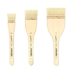 XDT#5249 Hake Artist Paint Brush 3 Piece Set Medium Soft Premium Goat Hair. Fixed Price $10.99.