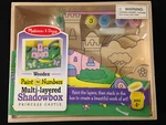 Melissa & Doug Wooden Paint By Numbers Princess Castle Multi Layered Shadow Box. Fixed Price $9.99.