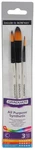 Daler-rowney Graduate All Purpose Synthetic Brush Set 4/PKG-WATERCOLOR Short Han. Fixed Price $16.36.