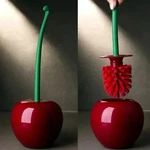 1PC Plastic Cherry Shape Toilet Brush Holder Set Creative Bathroom Tool - New. Fixed Price $15.33.