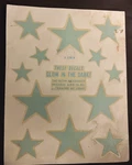 Vtg 60-70 Meyercord X 558 B Kitsch Glow Stars 12 3 Sizes Decals. Fixed Price $8.99.