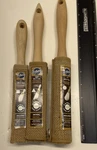 Zibra 3 Pack Vintage Assorted Paint Brushes 1" Round, Square & 7/8" Triangle. Fixed Price $24.99.