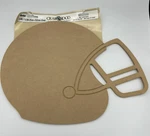 Darice Craftwood Mdf Football Helmet For Decorative Crafts Xl Size 11.4 14.5. Fixed Price $7.50.