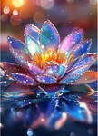 Heibago Flower Diamond Art Kits For Adults, 5D Full Drill Round Colorful. Fixed Price $11.99.