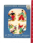 Vintage Meyercord Decorator Water Decal 787A. Fixed Price $7.00.