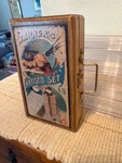 Vintage Artist Set Wooden Box. Fixed Price $9.99.