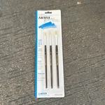 Linzer Le Jour Artist Fabric Craft Brush Set A693 No. 0, 2, 4. Fixed Price $14.99.