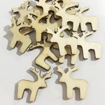 50PCS Reindeer 21MM Natural Wood Craft Christmas Pendant New Year Decor Home. Fixed Price $7.13.