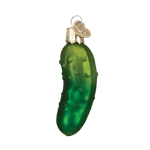 Sweet Pickle Blown Glass Christmas Ornament By Old World. Fixed Price $10.39.