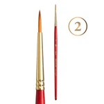 Princeton Heritage, Series 4050, Synthetic Sable Paint Brush, Round, 2. Fixed Price $11.69.