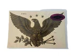 Meyercord Decals Gold Eagle 547-A 13" X 8" New Factory Sealed. Fixed Price $7.20.