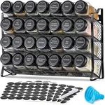 Spice Rack Organizer For Cabinet, With 28 Empty Jars. Fixed Price $38.49.