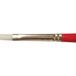 United White Taklon Brush Short Handle Bright Size 4. Fixed Price $9.19.