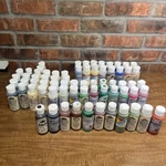 Lot Of Acrylic Craft Paints Apple Barrel Deco Americana Ceramcoat Delta Folk Art. Fixed Price $51.99.