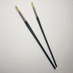 Nos Vintage Grumbacher N.y. Da Vinci 4226-R Round Bristle Brush Set #7 & #5 New. Fixed Price $39.00.