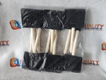 3" Foam Brush Set For Paints & Varnishes, Wood Handles, Disposable - 10 Pcs.. Fixed Price $10.95.