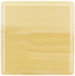 Square Plaque 5" X 3/4 Natural Unfinished Wooden Craft Decoupage Demis. Fixed Price $18.99.
