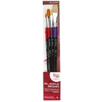 Rosa Studio Set Of Paint Brushes 25. Mix. 4PC. Synthetic (N4,18). Bristle, (n.... Fixed Price $18.16.