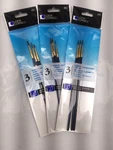 New 3-PACK Loew-cornell Natural Hair Brush Set 3-PIECE -2020. Fixed Price $9.88.