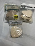 Lot Darice Unfinished Wood Hearts PC,14 PC,3.5 Oz Valentine Crafts New. Fixed Price $8.25.