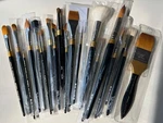 Kingart Original Gold 9000 Series Artist Paint Brushes, Assorted, High Quality. Fixed Price $5.50.