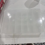 Vtg Darice - Hinged 11" 7" W/ 17 Slots Storage Bead Jewelry Box Made Usa. Fixed Price $14.99.