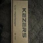 Kezers SK-1201 Paint Scraper Steel Blade Blue Black Silver. Fixed Price $25.00.