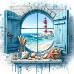 Beach Diamond Painting Kits For Adults, 30 X Cm, Lighthouse. Fixed Price $15.99.