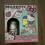 Hello Kitty And Friends Nesting Dolls Paint Your Own One Set/ 5. Fixed Price $15.99.