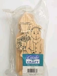 Create Craft Wood Christmas Carolers Panel Ready To Paint Hinged. Fixed Price $11.99.