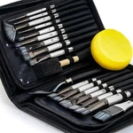 Transon 20PCS Art Paint Kit With Storage Case, 16 Brushes + Foam .... Fixed Price $25.72.
