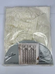 Vintage Lillian Tri-point Lace Valance Curtain 60 X 18 Ivory Nip. Fixed Price $18.99.
