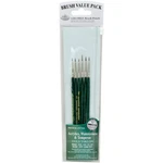Royal & Langnickel(r) Gold Taklon Value Pack Brush Set-detail 6/PKG B91-39. Fixed Price $14.04.