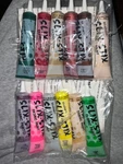 Tri-chem Permanent Fabric Paint Kit Craft Set 12 Tubes New. Fixed Price $19.00.