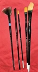 Utrecht Paint Brushes Lot Of 5. Tuscan, Sablette, Mixed Synthetic. Fixed Price $30.00.