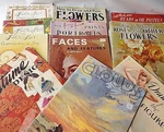 Lot Of 11 Books How Paint-folk Art, Tole Painting, Flower, People, Clouds. Fixed Price $19.99.